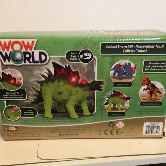Wow World Stegosaurus New - Picture 7 of 8